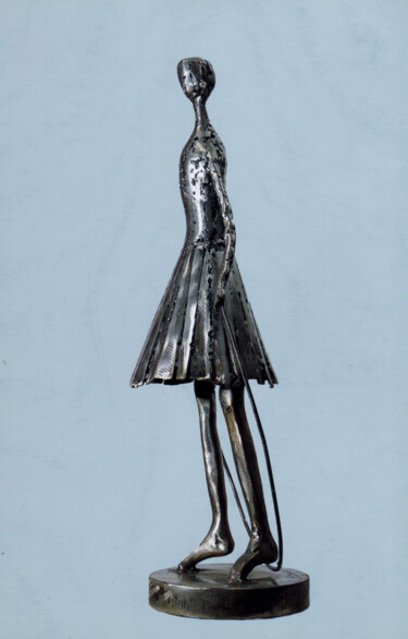 Sculpture intitulée "Danseuse a la corde…" par Robert Chevalier, Œuvre d'art originale