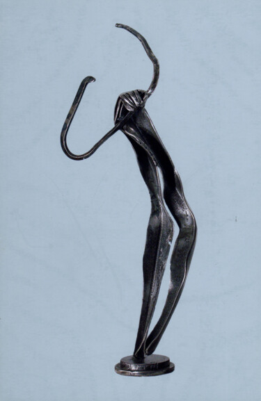 Sculpture intitulée "L'envolée" par Robert Chevalier, Œuvre d'art originale, Métaux