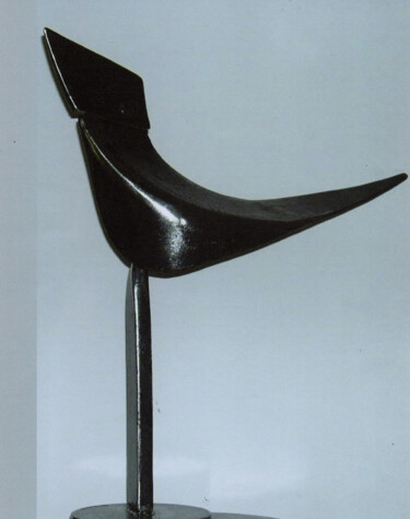 Sculpture intitulée "L'Oiseau" par Robert Chevalier, Œuvre d'art originale, Métaux