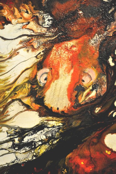 Peinture intitulée "Abstrait 32" par Robert Daout, Œuvre d'art originale, Acrylique Monté sur Châssis en bois