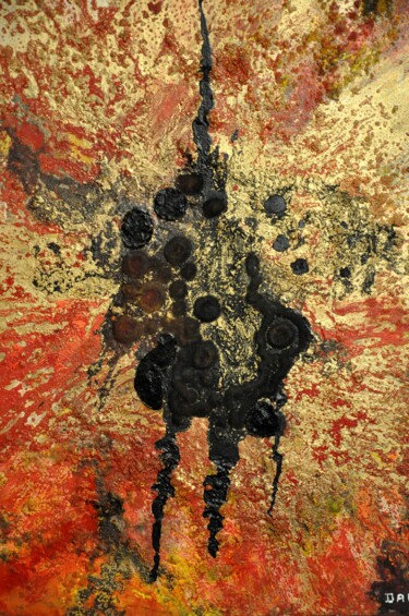 Peinture intitulée "Abstrait 44" par Robert Daout, Œuvre d'art originale, Acrylique Monté sur Châssis en bois