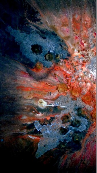 Pittura intitolato "Abstrait 157" da Robert Daout, Opera d'arte originale, Acrilico Montato su Telaio per barella in legno