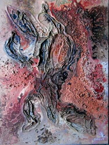 Peinture intitulée "Abstrait 97" par Robert Daout, Œuvre d'art originale, Acrylique Monté sur Châssis en bois