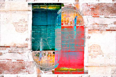 "Twin" başlıklı Dijital Sanat Heier tarafından, Orijinal sanat, Dijital Fotoğrafçılık Ahşap panel üzerine monte edilmiş