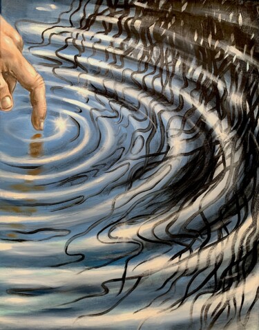 绘画 标题为“Narcissus” 由Robert Inestroza, 原创艺术品, 油