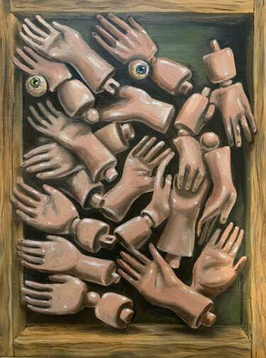 Peinture intitulée "SOUVENIR" par Robert Inestroza, Œuvre d'art originale, Huile