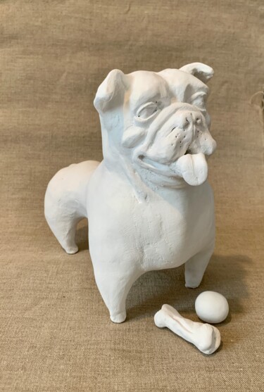 Sculpture titled "CAMILLA 2023" by Robert Inestroza, Original Artwork, Clay