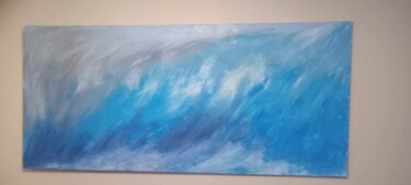 Painting titled "Wave Front" by Robert Kinsella, Original Artwork, Acrylic
