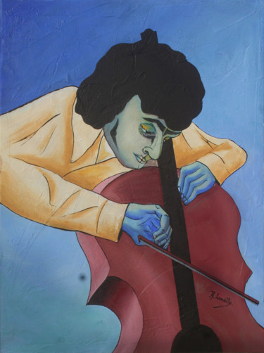 Peinture intitulée "image-au-feminin-17…" par Roberto Lamaille, Œuvre d'art originale