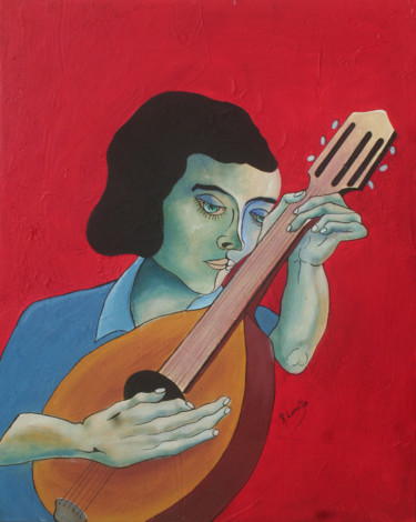 Peinture intitulée "image-au-feminin-18…" par Roberto Lamaille, Œuvre d'art originale
