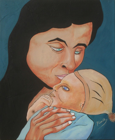 Peinture intitulée "image-au-feminin-20…" par Roberto Lamaille, Œuvre d'art originale
