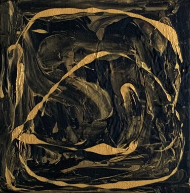 Pittura intitolato "Abstrait 1" da Michèle Lasserre Marseille, Opera d'arte originale, Acrilico Montato su Telaio per barell…