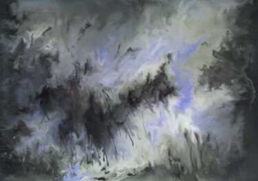 Peinture intitulée "Warm/Cool Hue Accen…" par Robert Mustard, Œuvre d'art originale, Huile