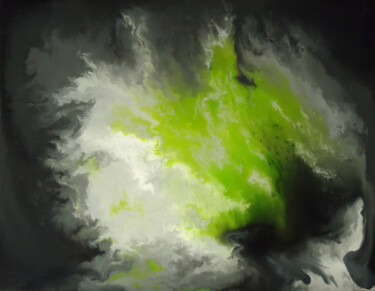 Malerei mit dem Titel "Warm/Cool Hue Accen…" von Robert Mustard, Original-Kunstwerk, Öl