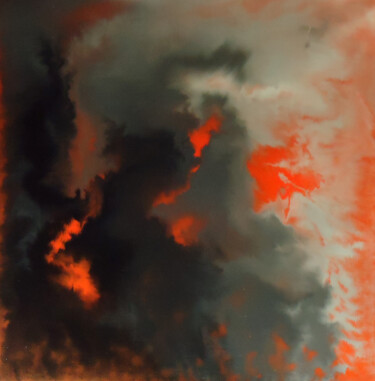 "Warm/ Cool Hue Acce…" başlıklı Tablo Robert Mustard tarafından, Orijinal sanat, Petrol