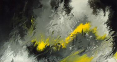 Pittura intitolato "Warm/ Cool Hue Acce…" da Robert Mustard, Opera d'arte originale, Olio