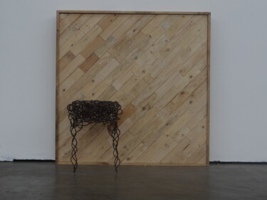 设计 标题为“Waiting for Godot” 由Robert Van Den Herik, 原创艺术品, 木