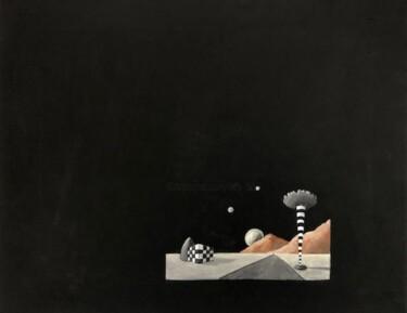 Pintura titulada "Outer space greetin…" por Robert Van Den Herik, Obra de arte original, Acrílico