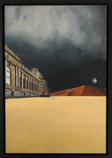 Pittura intitolato "Looking for another…" da Robert Van Den Herik, Opera d'arte originale, Olio
