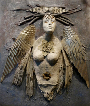 Sculpture titled "ascendance" by Robert Winslow, Original Artwork, Wood