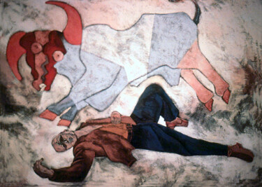 Pintura intitulada "unconscious" por Robert Winslow, Obras de arte originais, Acrílico