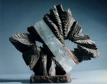 Скульптура под названием "Stone Fabric II" - Robert Winslow, Подлинное произведение искусства, Камень