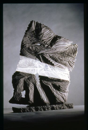 Sculpture titled "Stone Fabric 5" by Robert Winslow, Original Artwork, Stone