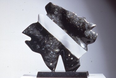 Sculpture titled "Bell Flower" by Robert Winslow, Original Artwork, Stone