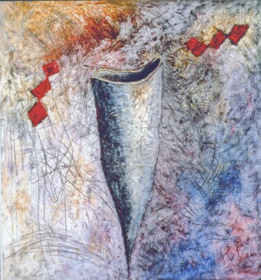 Peinture intitulée "Vessel with" par Robert Winslow, Œuvre d'art originale, Huile