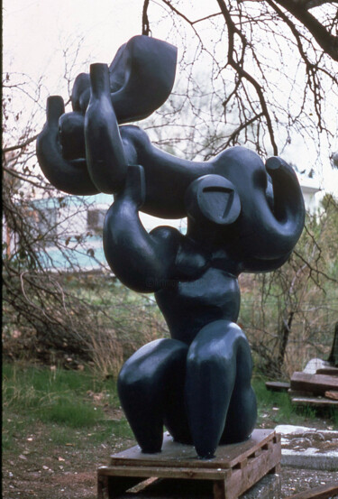 Sculpture titled "Dance" by Robert Winslow, Original Artwork, Plaster