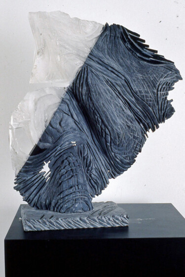 Sculpture titled "stone glass" by Robert Winslow, Original Artwork, Stone