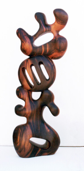 Скульптура под названием "Lila" - Robert Winslow, Подлинное произведение искусства, Дерево