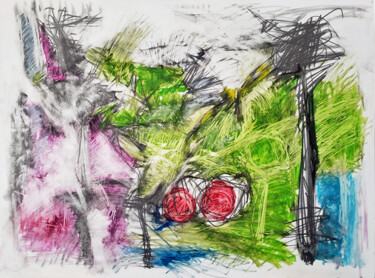 Картина под названием "green" - Robert Winslow, Подлинное произведение искусства, Масло