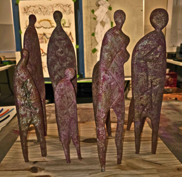 Sculpture titled "wandering" by Robert Winslow, Original Artwork, Wood