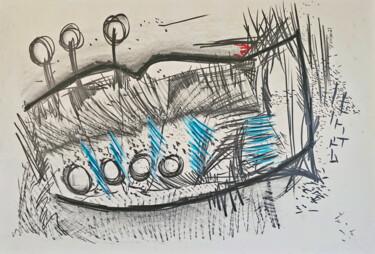 Drawing titled "neo5" by Robert Winslow, Original Artwork, Graphite