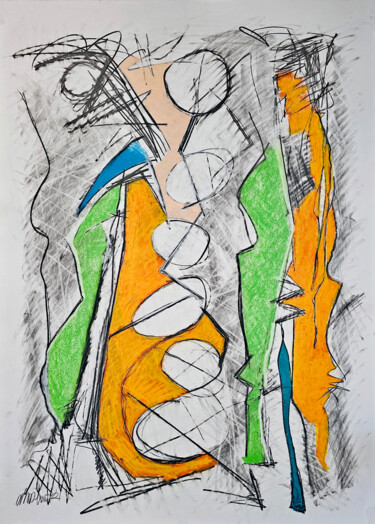 Zeichnungen mit dem Titel "nwmr3" von Robert Winslow, Original-Kunstwerk, Graphit