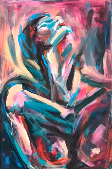 Pintura titulada "Express Yourself" por Roberta Heslop, Obra de arte original, Oleo