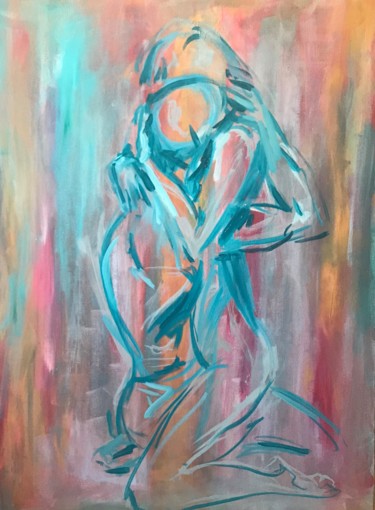 Картина под названием "Unison" - Roberta Heslop, Подлинное произведение искусства, Акрил