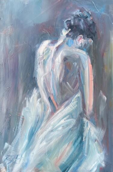 Pittura intitolato "Soft hues, Quiet mo…" da Roberta Heslop, Opera d'arte originale, Olio