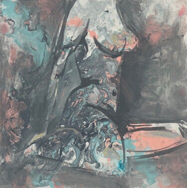 Peinture intitulée "EmpowerHer I" par Roberta Heslop, Œuvre d'art originale, Acrylique Monté sur Châssis en bois