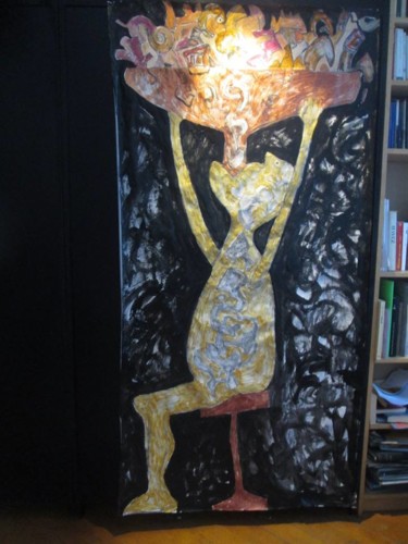 Картина под названием "Substance lll" - Roberta De Jorio, Подлинное произведение искусства, Акрил
