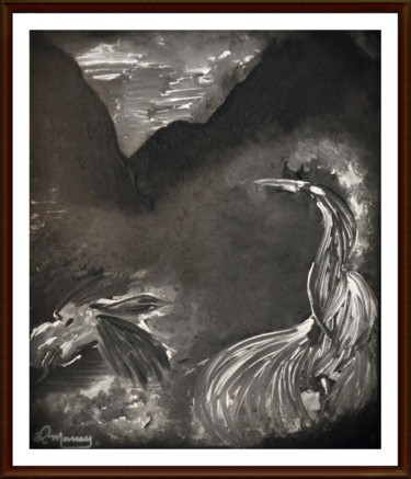 Pintura titulada "Natureza Obscura." por R Massay Art Et Ars, Obra de arte original, Acrílico