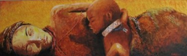 Pittura intitolato "africa" da Roberta Pagani, Opera d'arte originale