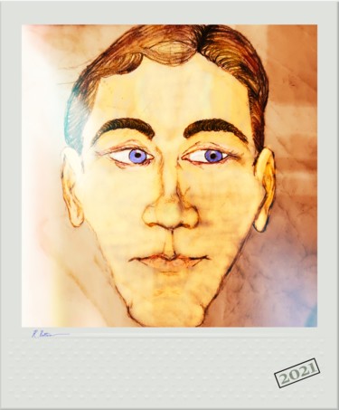 Digital Arts titled "self portrait" by Crazyus, Original Artwork, 2D Digital Work