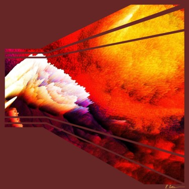 Digital Arts titled "Sunset angel" by Crazyus, Original Artwork, 2D Digital Work