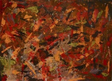 Peinture intitulée "vent d'automne" par Roberto Agro, Œuvre d'art originale, Acrylique
