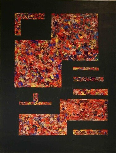 Peinture intitulée "évasion névrotique" par Roberto Agro, Œuvre d'art originale, Acrylique