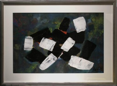 Painting titled "Domino" by Roberto Agro, Original Artwork, Acrylic