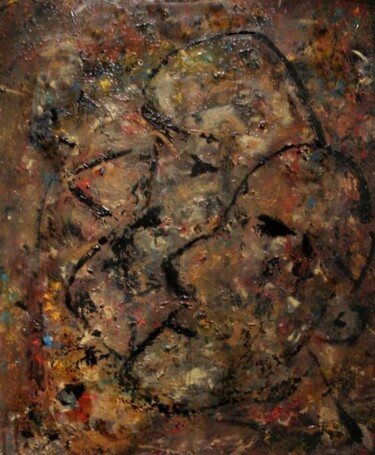 Painting titled "Métmorphose" by Roberto Agro, Original Artwork, Acrylic