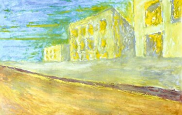 Pintura intitulada "Rua deserta" por Roberto Armorizzi, Obras de arte originais